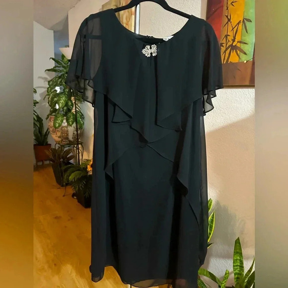 Emma Street beautiful black dress size 12 - Picture 1 of 15